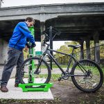 bike pump stops