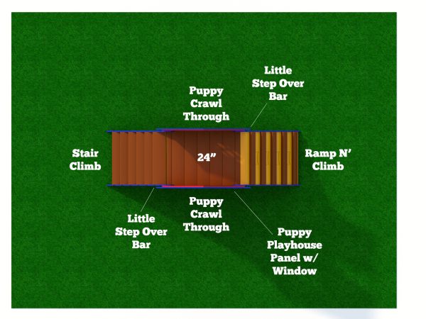 Small Paws Playhouse Top View