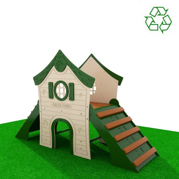 Small Dogs Playhouse 2 Natural