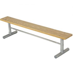 Backless Wood Team Bench