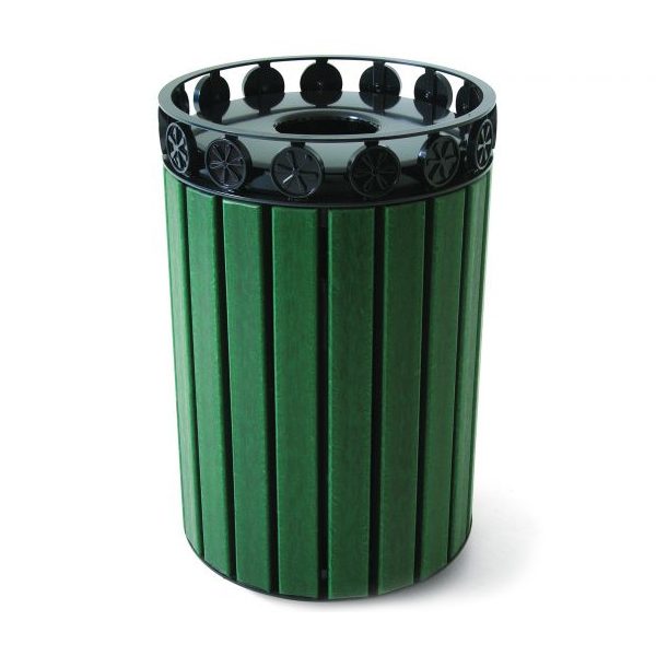 charleston recycled trash receptacle