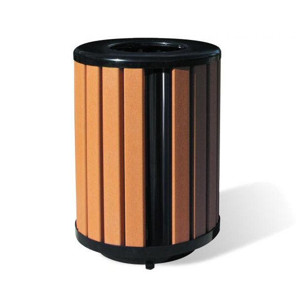 richmond recycled trash receptacle
