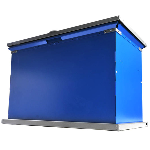 grizzly trash receptacle blue charcoal