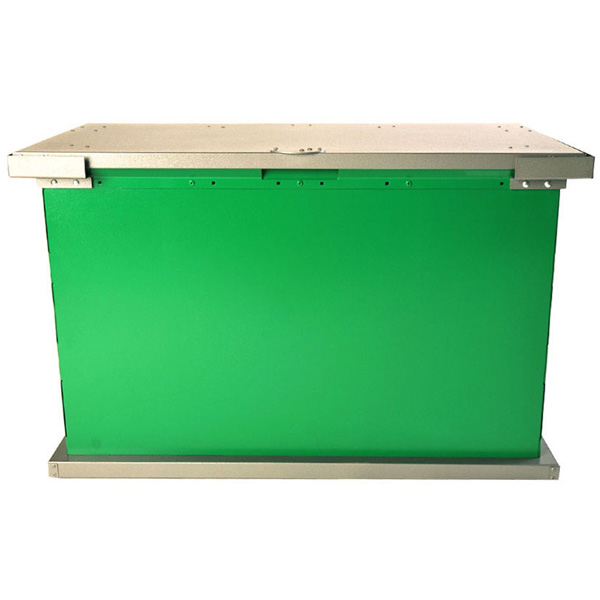grizzly trash receptacle green charcoal