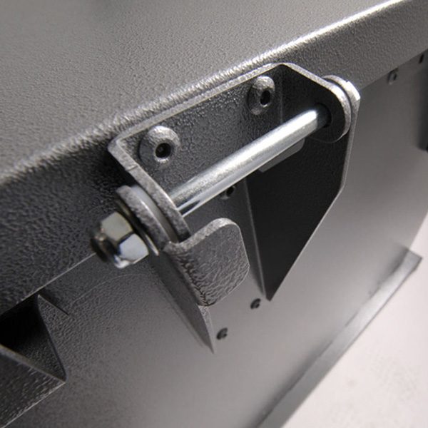 grizzly trash receptacle hinges