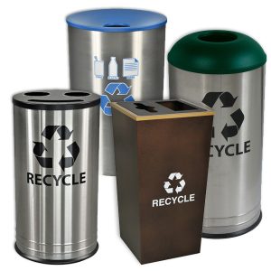 indoor recycling receptacles