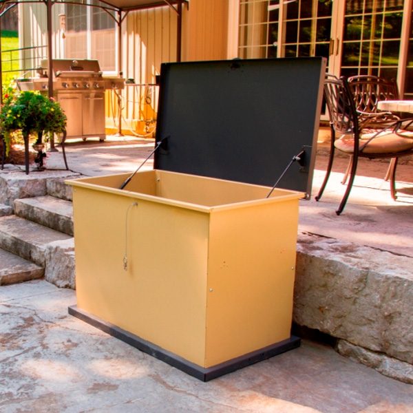 kit storage container shock lift beige