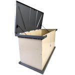kodiak garbage container beige charcoal