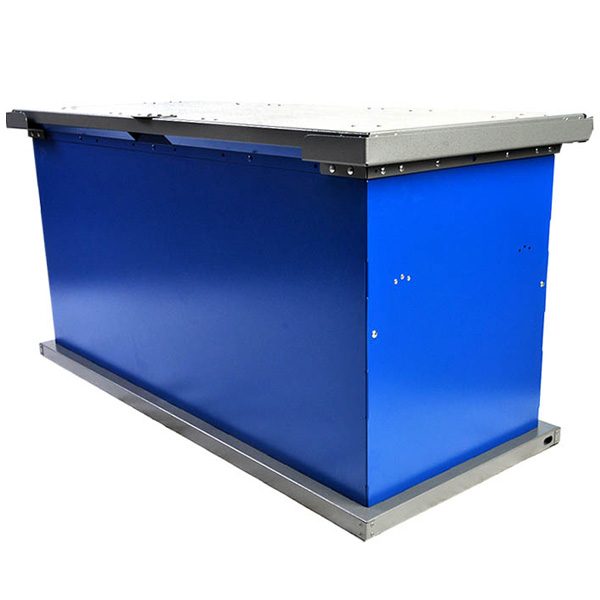 kodiak garbage container blue charcoal