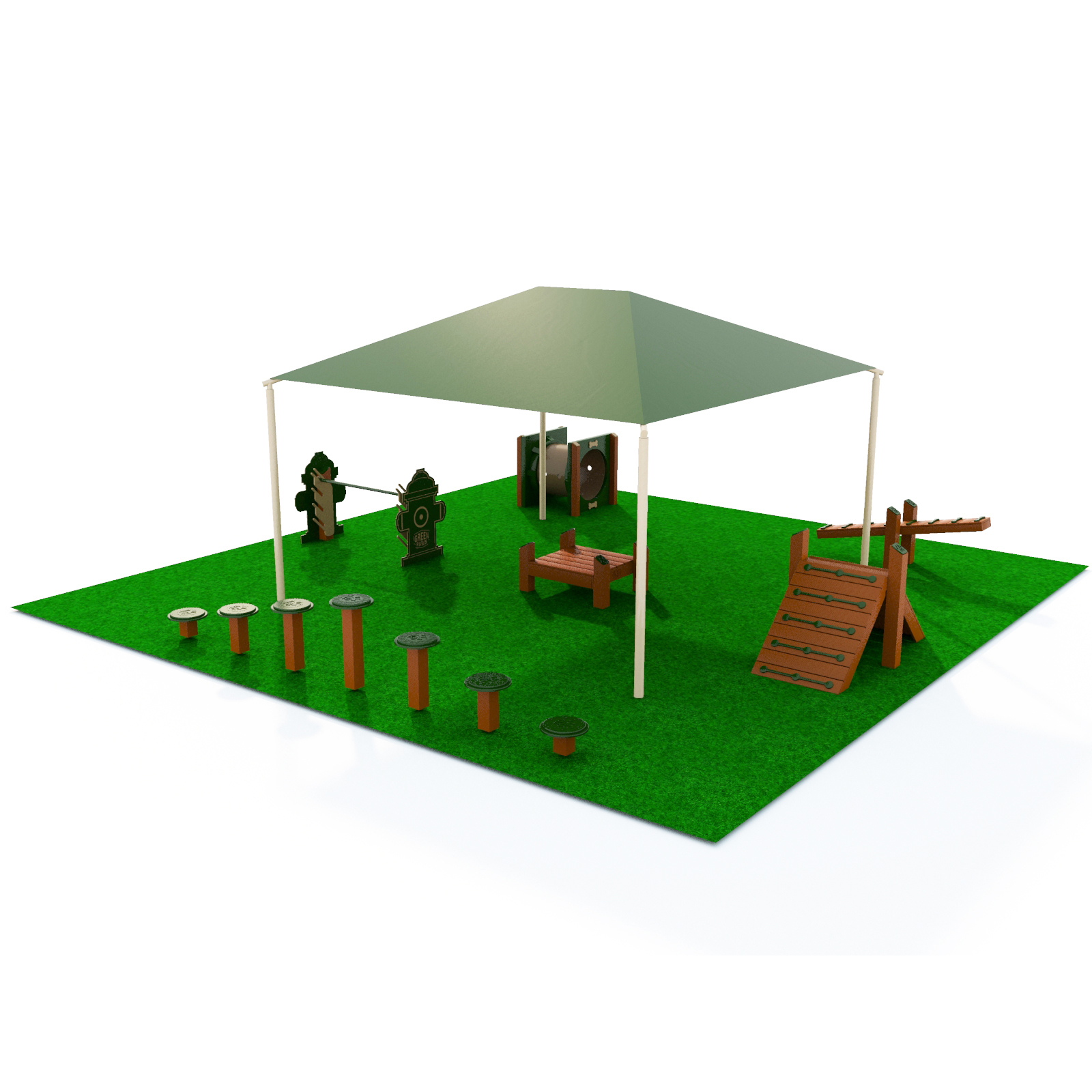 Pooch Pounce Natural 3D