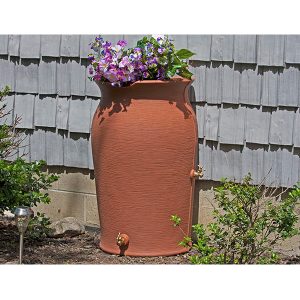 impressions amphora 50 gallon rain barrel