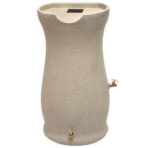 impressions corsican 50 gallon rain barrel front top