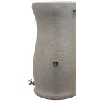 impressions corsican 50 gallon rain barrel side