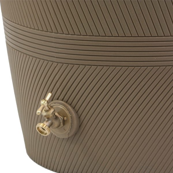 impressions havana 50 gallon rain barrel spigot