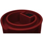 impressions reflections 50 gallon rain barrel top marsala