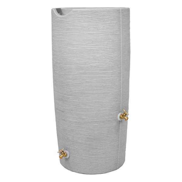 Impressions Stone 50 Gallon Rain Barrels front