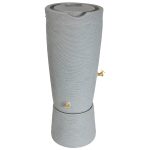 impressions stone 50 gallon rain barrels with stand