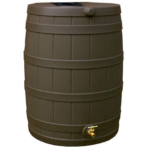 rain wizard 40 gallon rain barrel oak