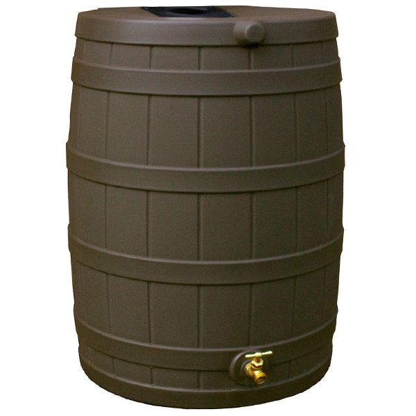 Rain Wizard 40 Gallon Rain Barrel oak