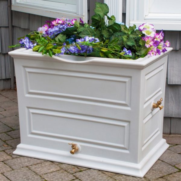 savannah elevated garden rain barrel