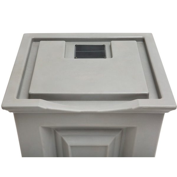 savannah flat top rain barrel top front