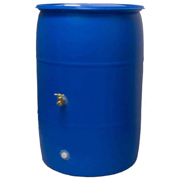 Big Blue 55 Gallon Rain Barrel