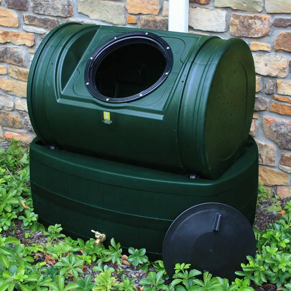Compost Wizard Hybrid Composter & Rain Barrel Green