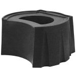 rain barrel universal stand dark granite