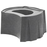 rain barrel universal stand light granite