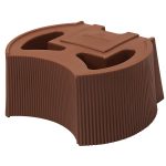 rain barrel urn stand terra cotta