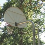 reinforced bent post basketball backstop kit