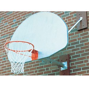 wall mounted basketball backstop