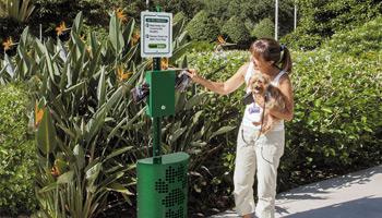 dog waste stations nav