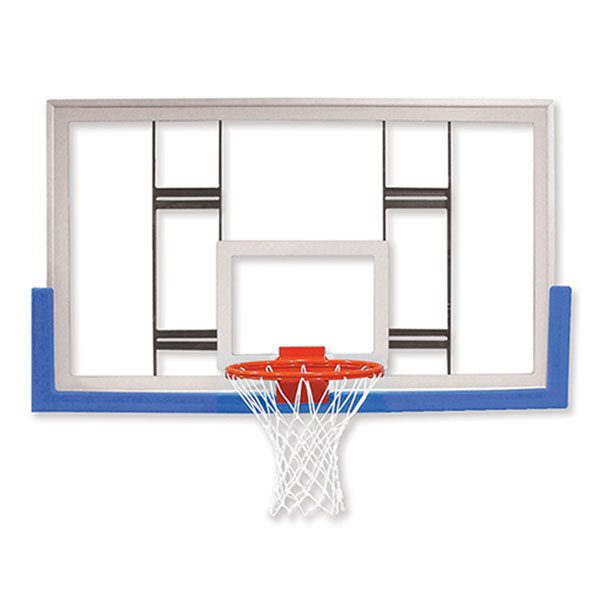 42 rectangular glass conversion backboard basketball backdrops