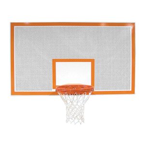 42 rectangular perforated aluminum backboard basketball backdrops