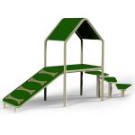 canine condo field color dog park equipment