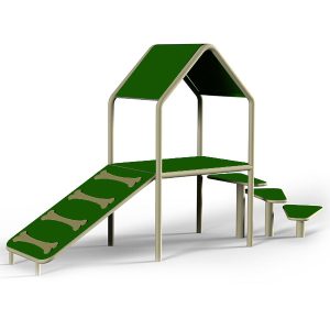 canine condo field color dog park equipment