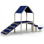 canine condo sky color dog park equipment