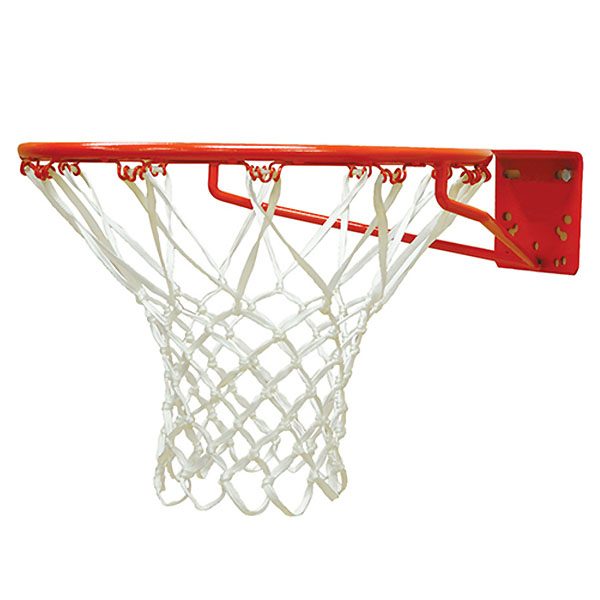 economy single rim basketball goal