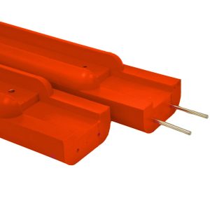 safepro bolt on edge padding interlocking steel pin connectors