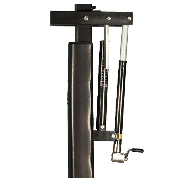 titan cvx adjustable outdoor basketball system lift assys technology