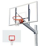 titan galvanized post with steel backboard