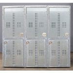 two tier bike lockers