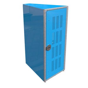 vertical bike storage locker