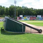 batting cage vinyl skirt green