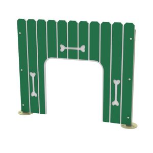 doggie fence run panel surface mount natural colors