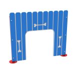 doggie fence run panel surface mount playful colors