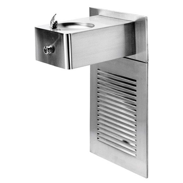 Push Button Stainless Steel Refrigerated Drinking Fountain