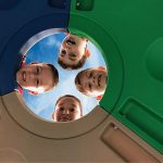 moon crater climber play ground equipment inside view