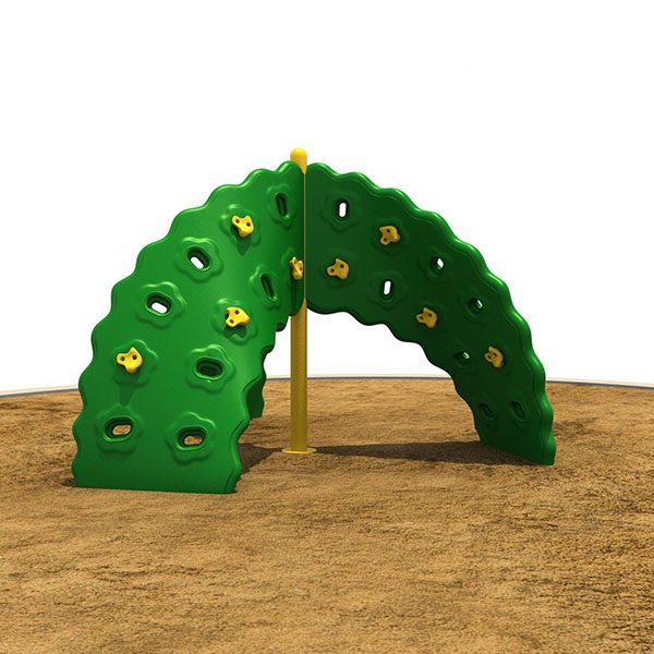 mountain twist climber freestanding play structure natural color